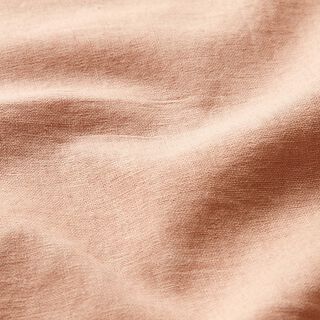 Mezcla de lino y algodón lavado – rosa dorado, 