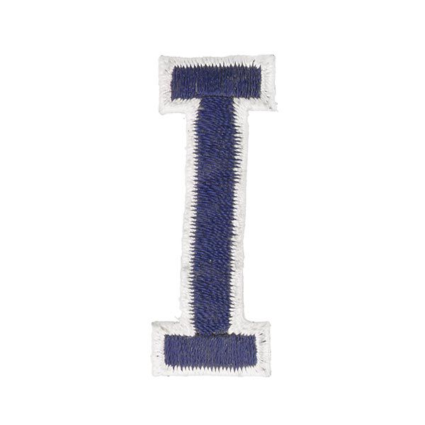 Parche letra I [ Alto: 4,6 cm ] – azul marino,  image number 1