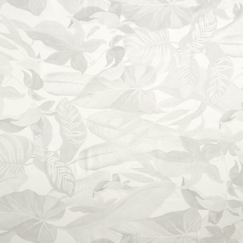 Exterior Tela para cortinas Hojas 315 cm  – gris plateado,  image number 1