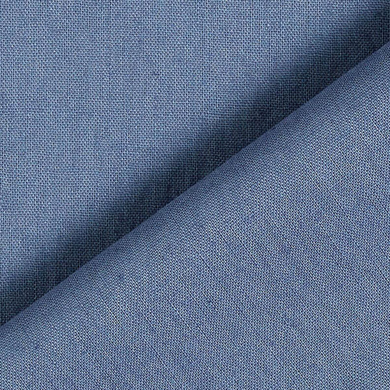 Mezcla de lino y algodón Uni – azul metálico,  image number 3