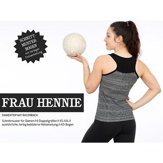 FRAU HENNIE Top de mujer con espalda nadadora | Studio Schnittreif | XS-XXL, 
