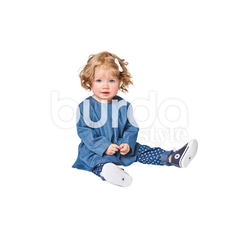 Vestido de bebé | blusa | pantalón, Burda 9348 | 68 - 98,  image number 5