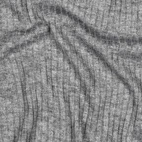 Punto canelado Lúrex – gris plateado/plata metalizada, 