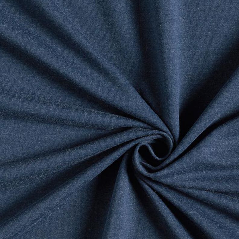 Felpa francesa Melange fina – azul marino/gris,  image number 1