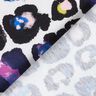 Tela de jersey de algodón Patrón de leopardo de neón Impresión digital – blanco lana,  thumbnail number 5