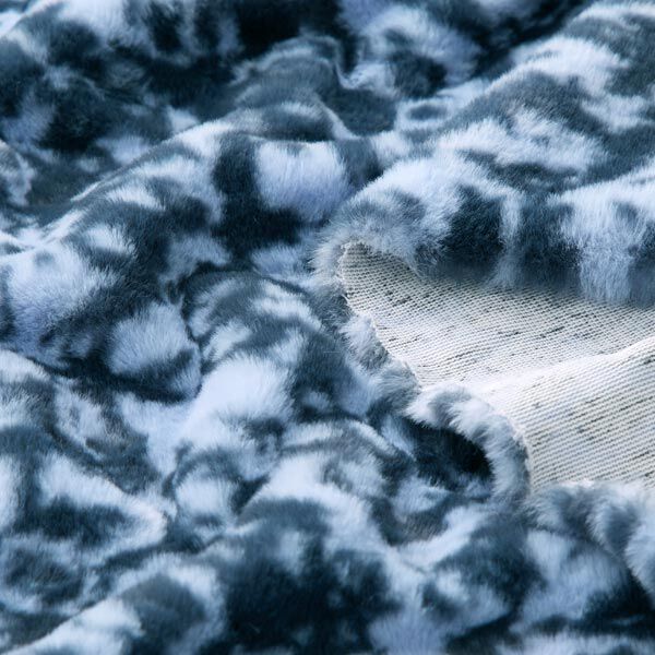 Imitación de piel Leopardo de colores – azul claro/azul marino,  image number 2