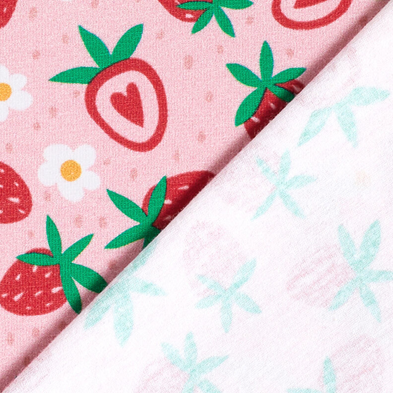 Tela de jersey de algodón Fresas dulces | PETIT CITRON – rosa,  image number 4
