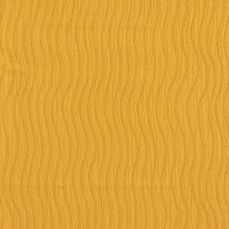 Mezcla de lino y algodón Jacquard Estampado onda – amarillo curry,  image number 5