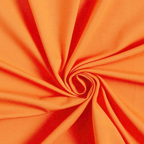 Tela de jersey de algodón Uni mediano – naranja,  image number 1