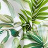 Tela decorativa Lona Hojas exóticas – verde/blanco,  thumbnail number 3