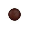 Botón de piel  – marrón oscuro,  thumbnail number 1