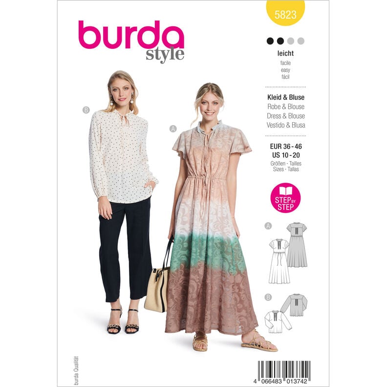 Vestido / Blusa | Burda 5823 | 36-46,  image number 1