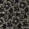 Jacquard Flores con efecto 3D – negro/almendra,  thumbnail number 1