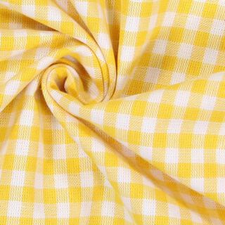 Tela de algodón Vichy - 0,5 cm – amarillo, 