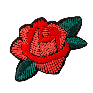 Rosa [ 5,5 x 8,5 cm ] – rojo/verde, 