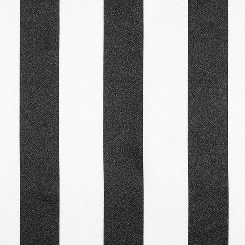 Poliéster satinado rayas verticales anchas – negro/blanco,  image number 1