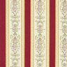 Tela de tapicería jacquard Rayas Biedermeier – crema/rojo,  thumbnail number 1