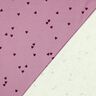 Jersey canelado Corazones dispersos | Poppy Fabrics – violeta pastel/merlot,  thumbnail number 4