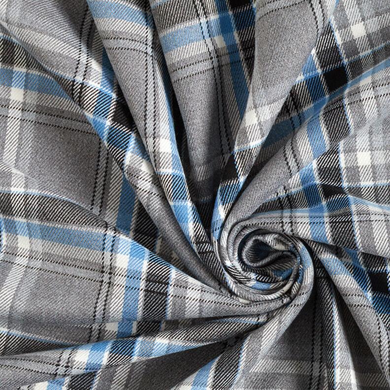 Stretch de pantalón cuadros escoceses – gris/negro,  image number 3