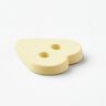 Bot&oacute;n de coraz&oacute;n [&Oslash; 15 mm] &ndash; amarillo vainilla,  thumbnail number 2