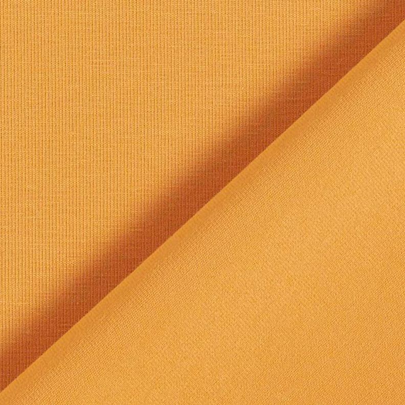 Tela de jersey de algodón Uni mediano – amarillo curry,  image number 5
