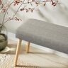Tela de tapicería con estructura gruesa – gris claro | Retazo 80cm,  thumbnail number 6