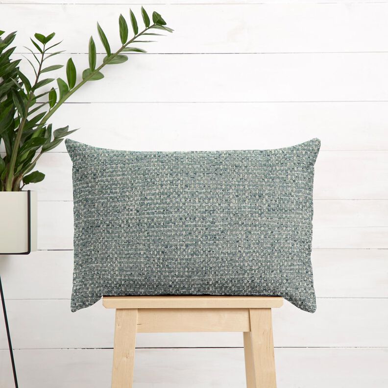 Tela de tapicería Estilo bouclé colorido – caña/crema,  image number 6