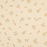 GOTS Jersey canelado Cama de flores | Poppy Fabrics &ndash; crema/marr&oacute;n avellana,  thumbnail number 1