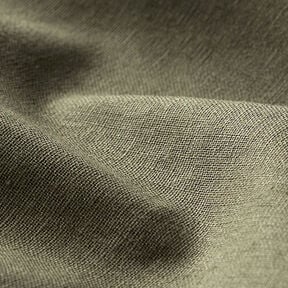 Mezcla de lino y algodón Uni – oliva oscuro | Retazo 50cm, 