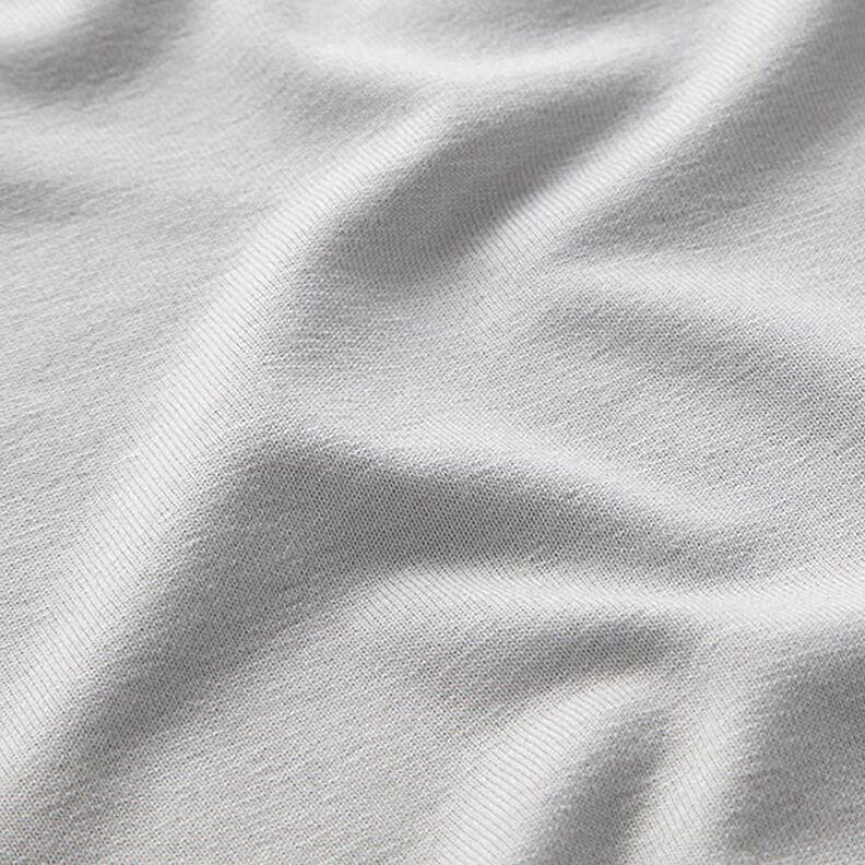 Tela de jersey de viscosa Ligera – gris claro,  image number 3