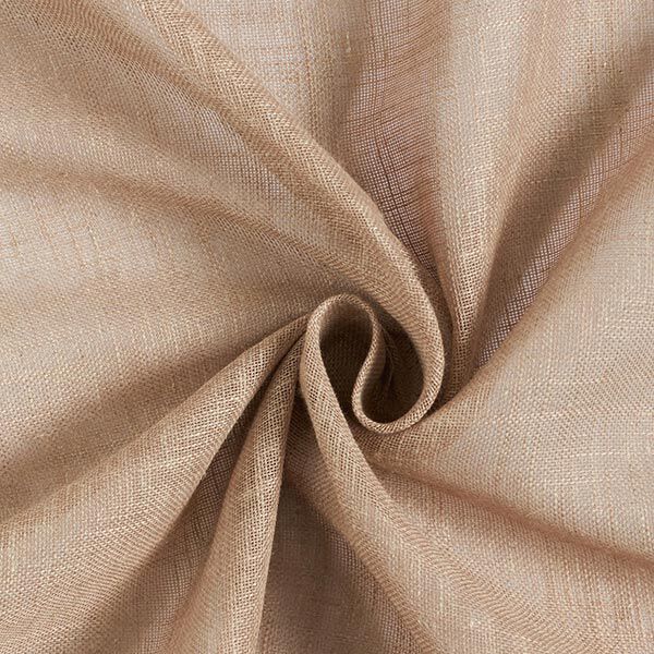 Tejido para cortinas Voile Apariencia de lino 300 cm – duna,  image number 1