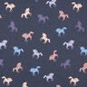 Tela de jersey de algodón Unicornios – azul marino,  thumbnail number 1