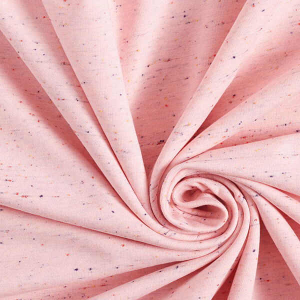 Tela de sudadera suave Chispitas de colores – rosa,  image number 3
