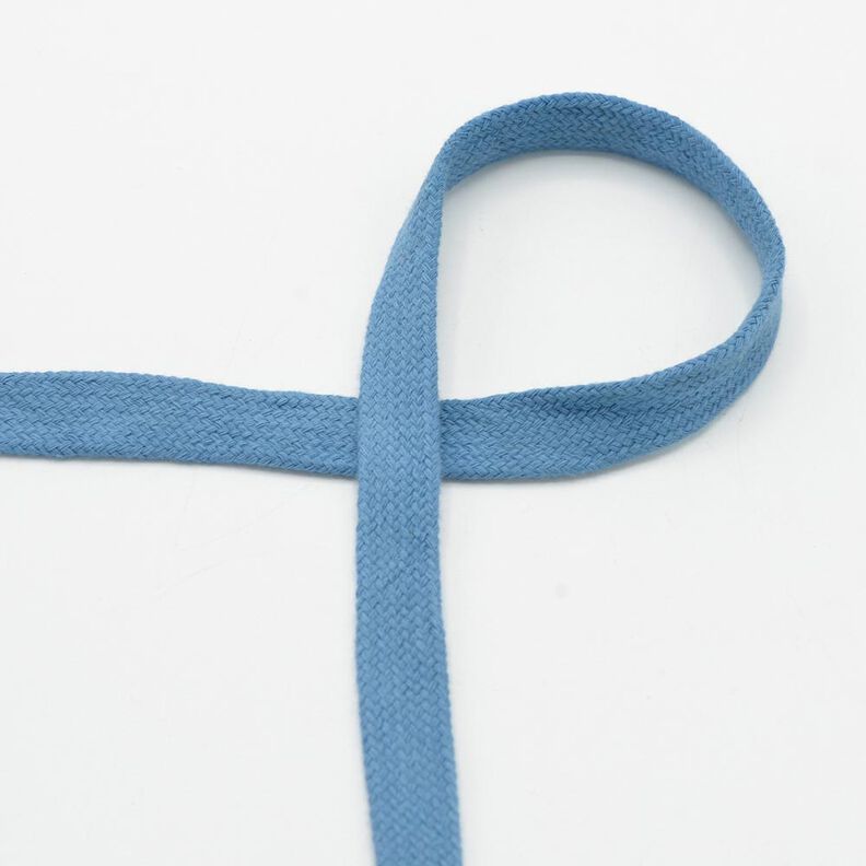 Cordón plano Sudadera Algodón [15 mm] – azul grisáceo pálido,  image number 1