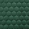 Tela de tapicería Terciopelo acolchado en diseño de panal – verde oscuro,  thumbnail number 1