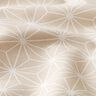 Tela de algodón Cretona Estrellas japonesas Asanoha – arena,  thumbnail number 2