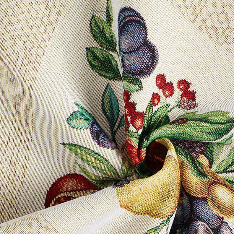 Panel decorativo Tapiz Frutas coloridas – beige claro/carmín,  image number 3