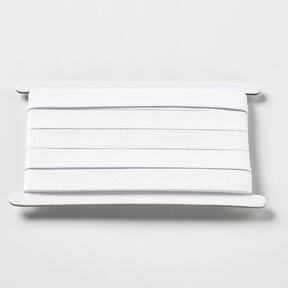 Cinta el&aacute;stica lisa [3 m | 15 mm] &ndash; blanco, 