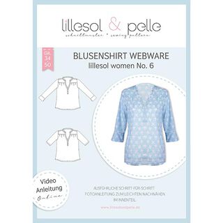 Camisa blusa de tela tejida, Lillesol & Pelle No. 6 | 34 - 50, 