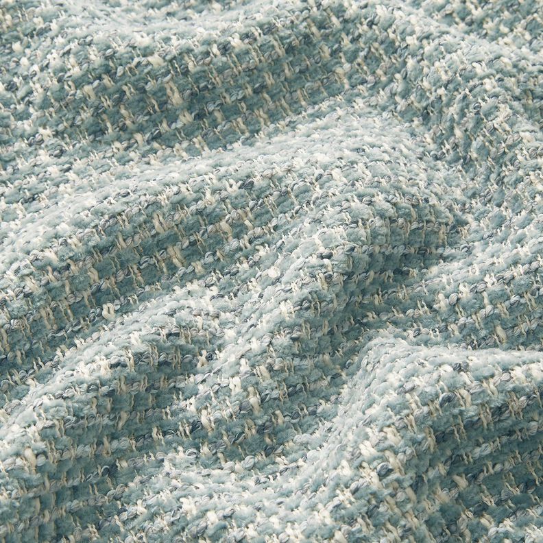 Tela de tapicería Estilo bouclé colorido – caña/crema,  image number 2