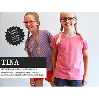 TINA - Camisa informal básica de manga corta, Studio Schnittreif  | 86 - 152, 
