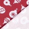 Jersey de algodón con bolas de árbol de Navidad – carmín,  thumbnail number 4