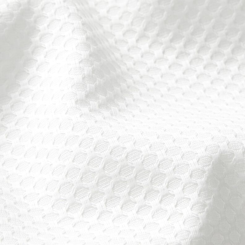 Tejido camisero estructura rombos – blanco,  image number 2