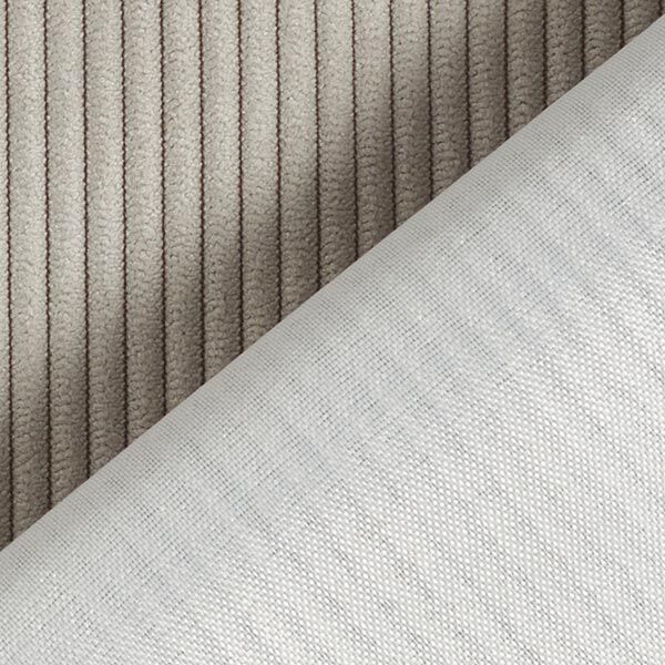 Tela de tapicería Apariencia de pana Fjord – gris claro,  image number 3
