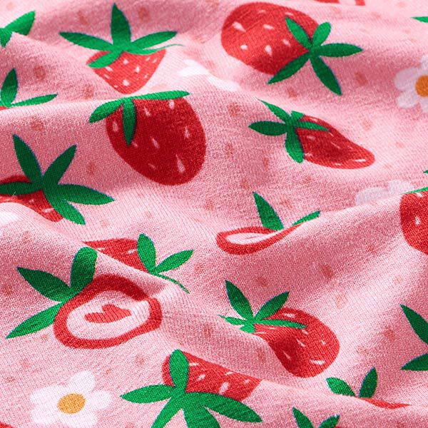Paquete de telas de Jersey Fresas dulces | PETIT CITRON – rosa,  image number 3