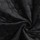 Tela de tapicería Terciopelo acolchado en diseño de panal – negro – Muestra,  thumbnail number 5