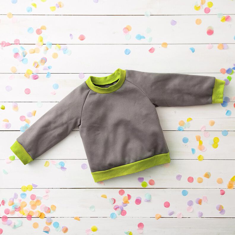 Tela de puños Uni – verde lima,  image number 4