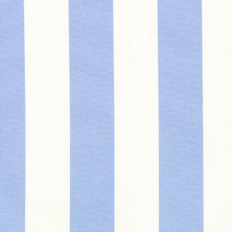 Tela de toldo a rayas – blanco/azul claro,  image number 1