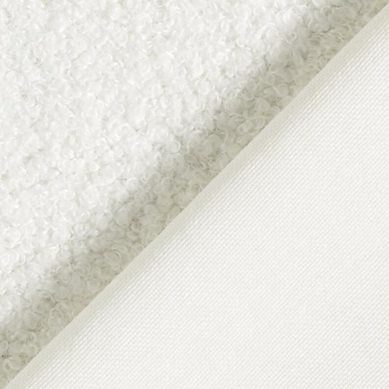 Tela de tapicería Tela bouclé – blanco,  image number 3