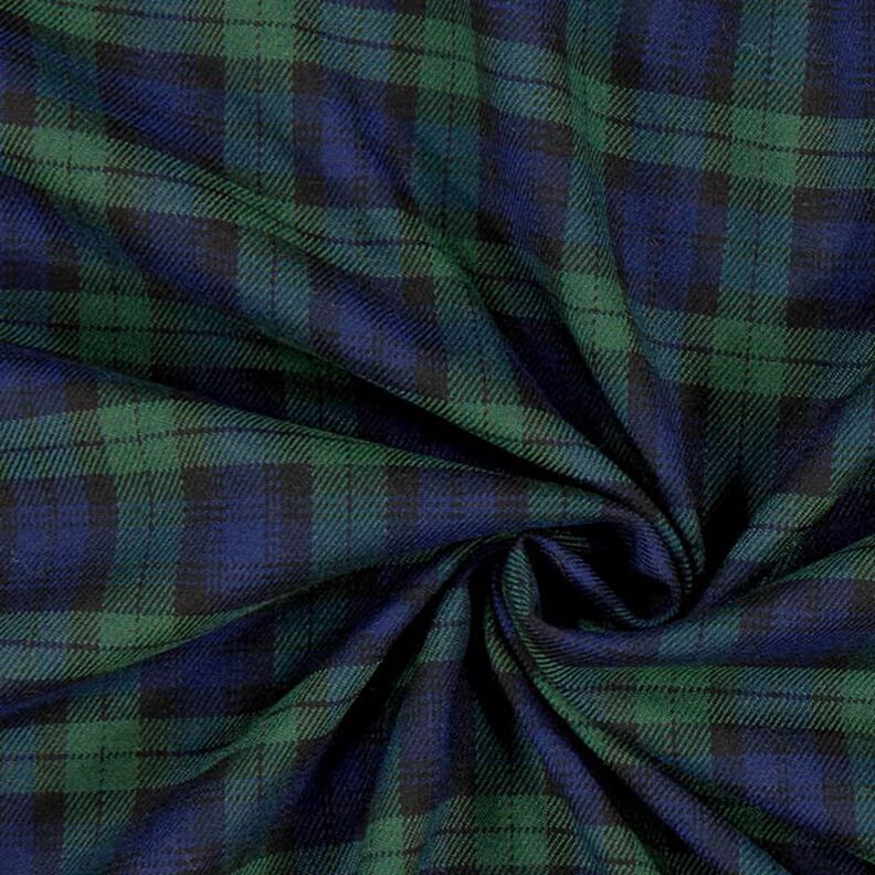 Cuadro escocés  elástico – azul marino/verde,  image number 2